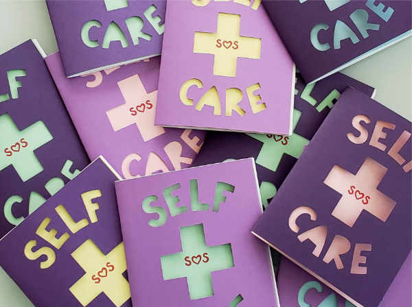 Self Care SOS original zine edition cover
